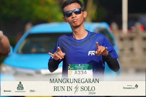 Race photo from Mangkunegaran Run 2024