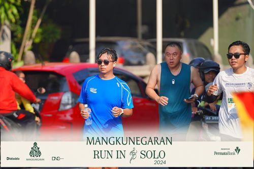 Race photo from Mangkunegaran Run 2024