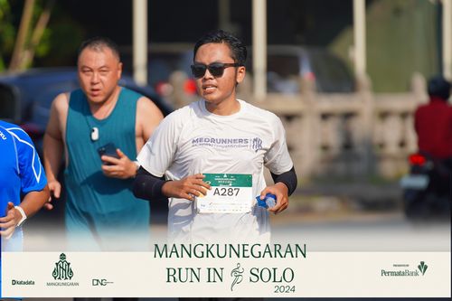 Race photo from Mangkunegaran Run 2024