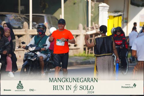 Race photo from Mangkunegaran Run 2024