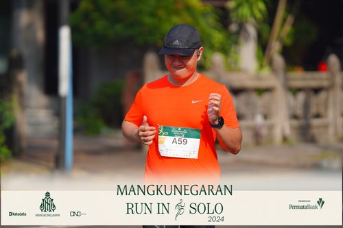 Race photo from Mangkunegaran Run 2024