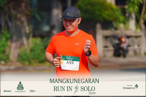 Race photo from Mangkunegaran Run 2024