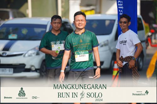 Race photo from Mangkunegaran Run 2024