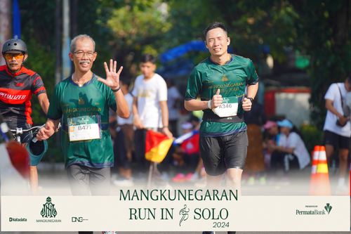Race photo from Mangkunegaran Run 2024