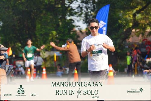 Race photo from Mangkunegaran Run 2024