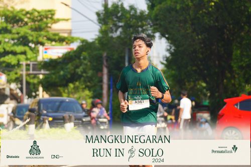Race photo from Mangkunegaran Run 2024