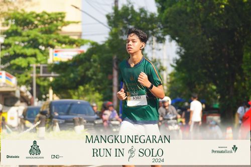 Race photo from Mangkunegaran Run 2024