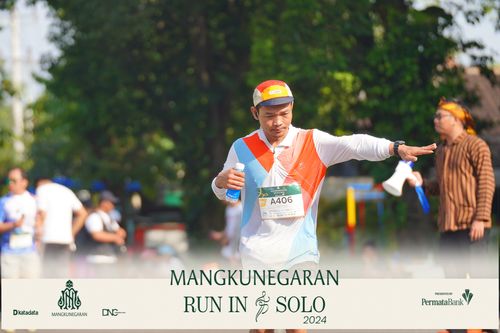 Race photo from Mangkunegaran Run 2024