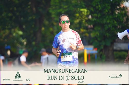 Race photo from Mangkunegaran Run 2024