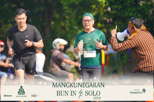 Race photo from Mangkunegaran Run 2024