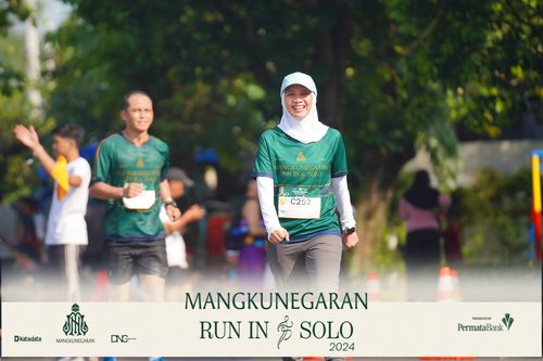 Race photo from Mangkunegaran Run 2024