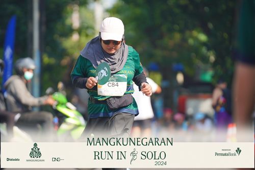 Race photo from Mangkunegaran Run 2024