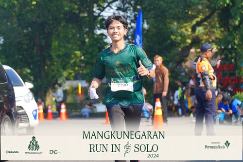 Race photo from Mangkunegaran Run 2024