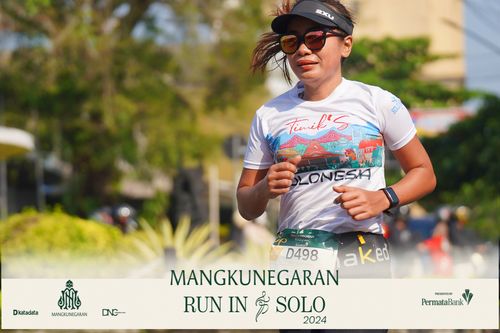 Race photo from Mangkunegaran Run 2024