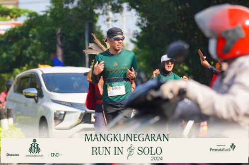 Race photo from Mangkunegaran Run 2024