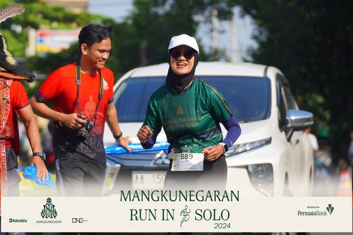 Race photo from Mangkunegaran Run 2024