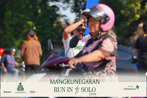 Race photo from Mangkunegaran Run 2024