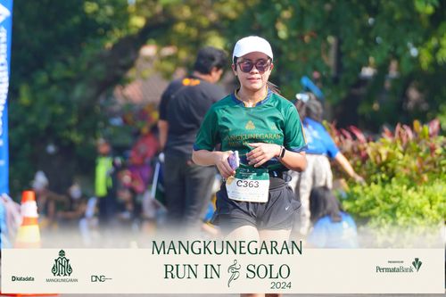 Race photo from Mangkunegaran Run 2024