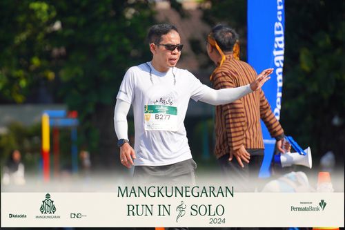 Race photo from Mangkunegaran Run 2024