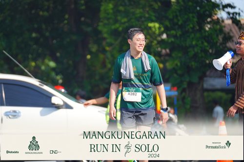 Race photo from Mangkunegaran Run 2024