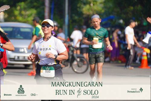 Race photo from Mangkunegaran Run 2024