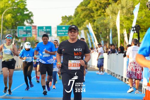 Race photo from Jabar Run 10K 2024