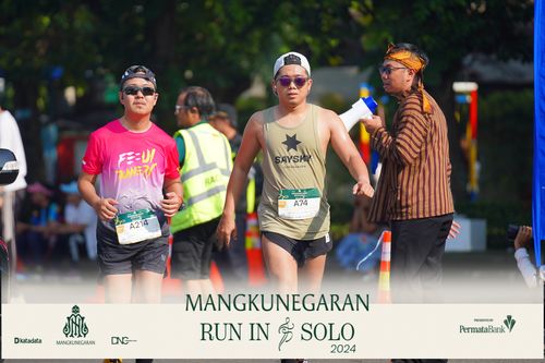 Race photo from Mangkunegaran Run 2024