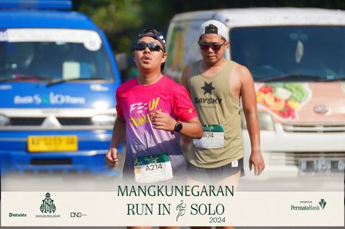 Race photo from Mangkunegaran Run 2024