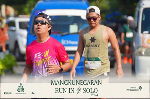 Race photo from Mangkunegaran Run 2024