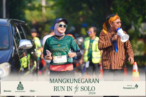 Race photo from Mangkunegaran Run 2024