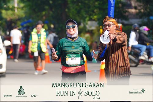 Race photo from Mangkunegaran Run 2024
