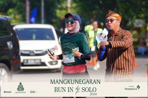 Race photo from Mangkunegaran Run 2024