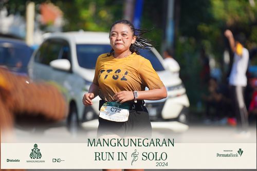 Race photo from Mangkunegaran Run 2024