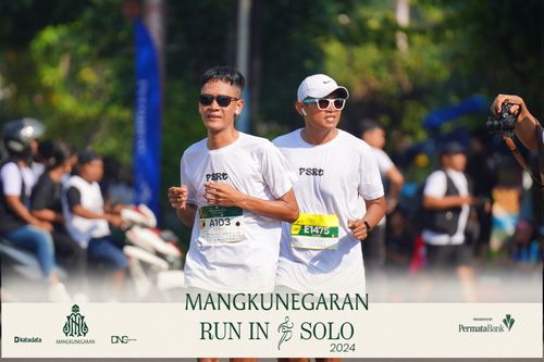 Race photo from Mangkunegaran Run 2024