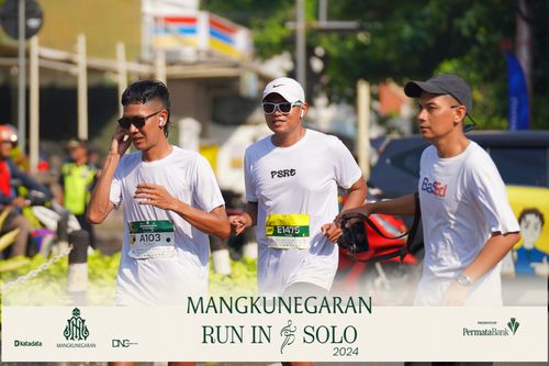 Race photo from Mangkunegaran Run 2024