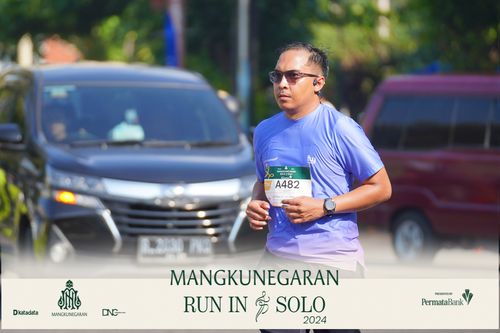 Race photo from Mangkunegaran Run 2024