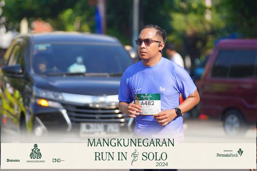 Race photo from Mangkunegaran Run 2024