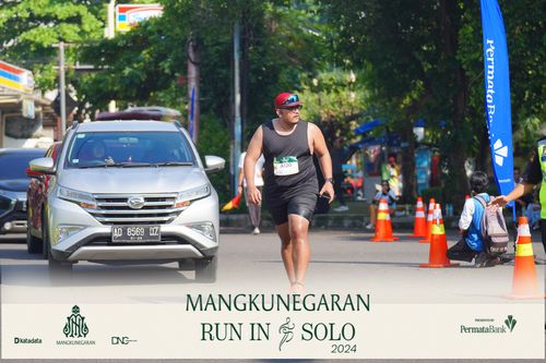 Race photo from Mangkunegaran Run 2024