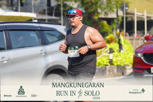 Race photo from Mangkunegaran Run 2024