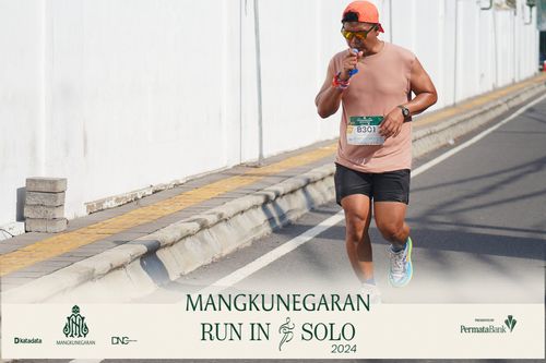 Race photo from Mangkunegaran Run 2024