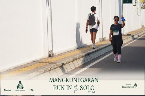 Race photo from Mangkunegaran Run 2024