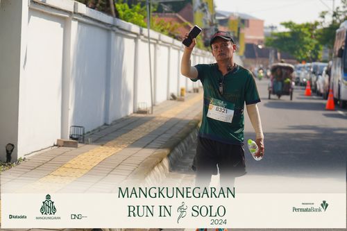 Race photo from Mangkunegaran Run 2024