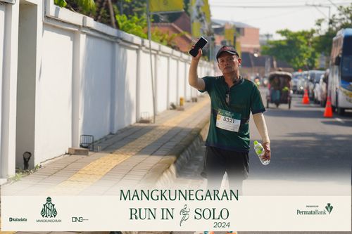 Race photo from Mangkunegaran Run 2024