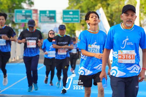 Race photo from Jabar Run 10K 2024