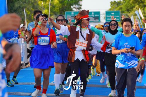Race photo from Jabar Run 10K 2024