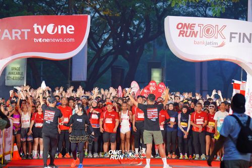 Race photo from ONE RUN 10 K