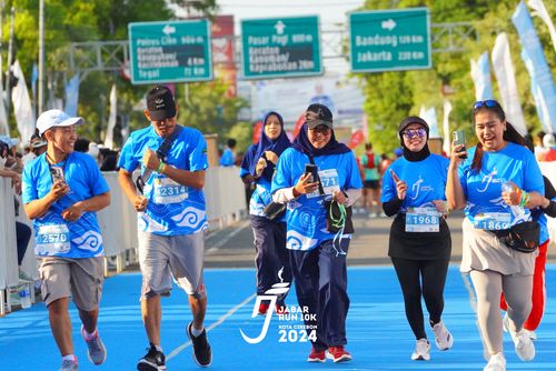Race photo from Jabar Run 10K 2024