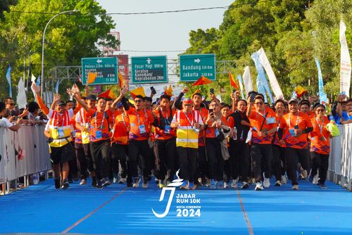 Race photo from Jabar Run 10K 2024