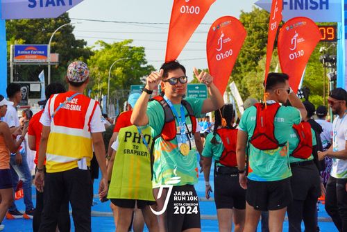 Race photo from Jabar Run 10K 2024