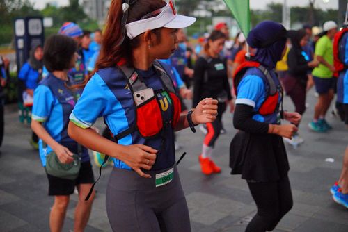 Race photo from Lari Bareng Yuk!